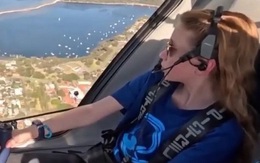 Nữ phi công 10 tuổi lái máy bay điện