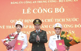 Hai thứ trưởng Bộ Công an được thăng cấp bậc hàm lên Trung tướng