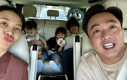 Cường Đô La khoe ảnh gia đình 5 người, anh em Subeo - Suchin chiếm "spotlight" vì biểu cảm siêu cưng