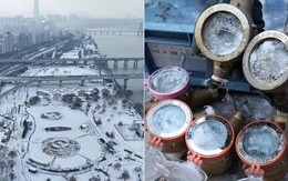Chùm ảnh: Hàn Quốc đóng băng trong sóng lạnh Bắc Cực, băng tuyết trắng xóa bao phủ nhiều thành phố