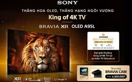 Sony BRAVIA XR OLED A95L – “King of 4K TV 2023” gây sốt toàn cầu