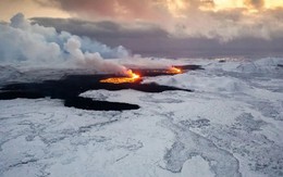 Những bức ảnh kinh hoàng về núi lửa phun trào tại Iceland