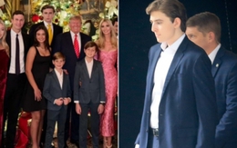 "Hoàng tử Nhà Trắng" Barron Trump hiếm hoi xuất hiện sau thời gian dài, chụp vội một bức cũng "flex" được chiều cao cùng thần thái ngút ngàn