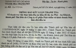 Chủ tịch UBND TP HCM chỉ đạo khắc phục các sai phạm tại Dự án Khu đô thị An Phú - An Khánh