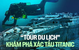 Độc lạ 'tour du lịch' ngắm xác tàu Titanic dưới đáy đại dương