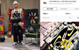 Choáng trước hiệu ứng G-Dragon: Giúp giày limited đội giá lên tới 750 triệu, loạt sao quốc tế thi nhau hưởng ứng