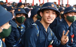 Thanh niên Thủ đô nô nức lên đường thực hiện nghĩa vụ quân sự năm 2023