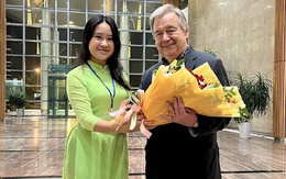 Nữ sinh Hà Nội được trò chuyện với Tổng thư ký Liên hợp quốc chia sẻ bí quyết học tập đáng ngưỡng mộ