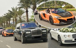 Đám cưới siêu xe ở Hà Nội quy tụ toàn Rolls-Royce, Bentley: Hé lộ gia thế khủng của 'đàng trai'