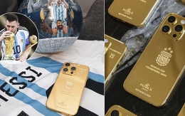 Messi chi 5 tỷ đồng mua 35 chiếc iPhone mạ vàng 24K tặng toàn đội Argentina
