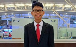 Nam sinh 15 tuổi đạt loạt giải thưởng toán học, giành học bổng toàn phần ở Singapore