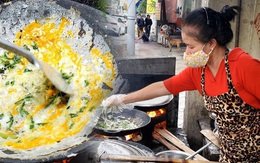 Thưởng thức món bánh chế biến trên chảo gang: Càng ăn càng "khoái"