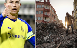 Nghĩa cử đẹp: Ronaldo gửi máy bay cứu trợ tới nạn nhân của vụ động đất