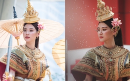 Nữ thần Songkran 2023 Baifern Pimchanok vừa vẫy tay chào đã bị bắn nước tới tấp “không trượt phát nào”