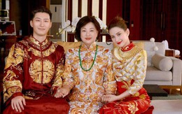 Mẹ ái nữ trùm sòng bạc Macau (Trung Quốc) lộ diện trong lễ cưới con gái và Đậu Kiêu, đập tan tin đồn không thích con rể