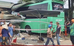 Hiện trường vụ xe khách lao vào nhà dân ở Gia Lai khiến 7 người thương vong