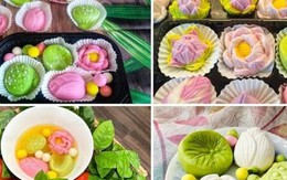 Chị em săn mua bánh trôi hình hoa siêu đẹp mắt cho ngày Tết Hàn thực