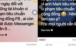 Messenger bị khóa, người dùng chật vật