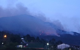 Lâm Đồng: Đang cháy rừng lớn ở núi Voi