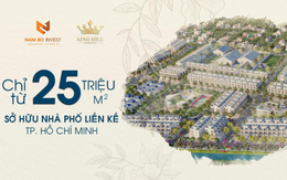 Chỉ từ 25 triệu/m2 sở hữu nhà phố mặt tiền