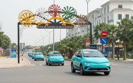 Toàn dân vừa nghỉ lễ, hãng taxi điện của ông Phạm Nhật Vượng đã có mặt tại sân bay Nội Bài