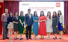 HDBank tiếp tục nhận giải thưởng chất lượng thanh toán quốc tế xuất sắc