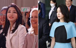 Đệ nhất phu nhân Hàn Quốc tiếp tục "gây bão" vì vẻ ngoài xinh đẹp dù đã U60, thậm chí còn tạo tranh cãi vì quá nổi bật