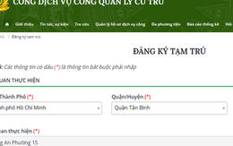 Đề xuất được đăng ký cư trú qua ứng dụng trên thiết bị điện tử