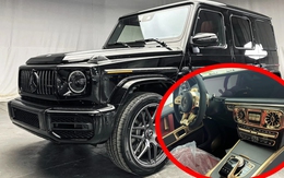 Vừa nhận xe từ đại lý, đại gia Hà Nội chi 700 triệu mang Mercedes-AMG G 63 phiên bản đặc biệt giá gần 13 tỷ đi mạ vàng