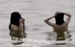 Thông tin 2 thiếu nữ tắm ở Hồ Gươm là không chính xác