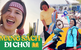 Hành trình xuyên Việt 'mang sách đi chơi' đầy nhân văn của người phụ nữ 7x