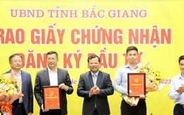 Thêm 2 dự án hơn 130 triệu USD tại Bắc Giang