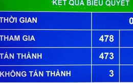 Quốc hội tán thành quyết toán ngân sách nhà nước năm 2021