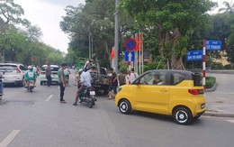 Xe điện Wuling Hongguang Mini EV tiếp tục lộ diện trên đường phố Hà Nội
