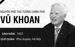 Quá trình công tác của nguyên Phó Thủ tướng Vũ Khoan