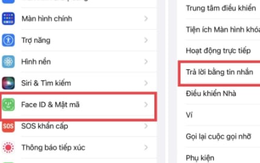 Cách tắt trả lời tin nhắn trên màn hình khóa iPhone