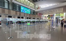 Sân bay Nội Bài 'cửa đóng, then cài' tránh bão số 1 đổ bộ