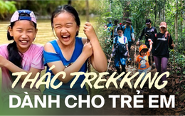 Các gia đình trẻ làm mới kỳ nghỉ hè bằng cách trekking thác Lưu Ly gần TP.HCM