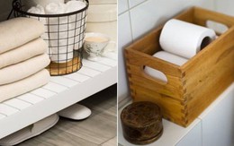 9 ý tưởng lưu trữ thông minh, tiết kiệm diện tích cho phòng tắm nhỏ