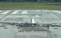 Lập tổ công tác kiểm tra sự cố vỡ đường băng sân bay Vinh
