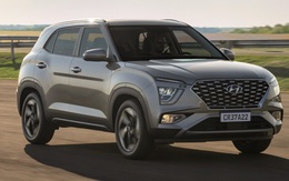 Hyundai Creta 2024 lộ diện trên đường: Mặt trước úp mở như đàn anh của Santa Fe, mâm mới bắt mắt hơn