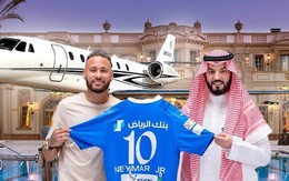 Neymar sống như ông hoàng, có chuyên cơ, siêu xe và dinh thự tại Saudi Arabia