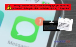 Tiếp tục ghi nhận các phản ánh những tin nhắn mời chào dịch vụ “nhạy cảm”