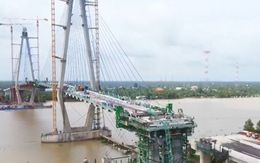 Cầu Mỹ Thuận 2 dự kiến hợp long vào tháng 10