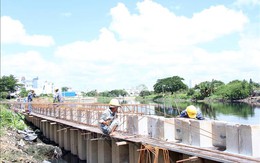 Nỗ lực thi công tại dự án kênh Tham Lương - Bến Cát - rạch Nước Lên