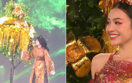 Màn “lột xác” từ bà lão thành cô Tấm của người đẹp Trà Vinh ngay trên sân khấu Miss Grand Vietnam 2023