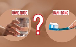 Buổi sáng ngủ dậy nên đánh răng hay uống nước trước