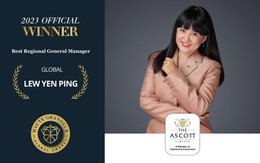 Giải thưởng Haute Grandeur Global Awards 2023 vinh danh bà Lew Yen Ping