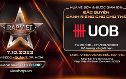 Chủ thẻ UOB tại Việt Nam được hưởng đặc quyền mua vé sớm Rap Việt All-Star Concert 2023