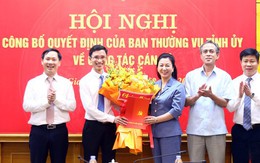 Ban Thường vụ Tỉnh ủy Bắc Giang công bố quyết định cán bộ